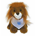 Custom Plush Lion Coin Bank w/ Handkerchief